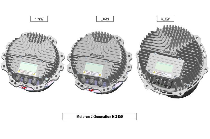 Erweiterte Baureihe: Die EC-Motoren der Baureihe 150 wurden um zahlreiche neue Funktionen erweitert: So werden Sie jetzt erstmals auch mit 6 KW angeboten. (Archiv: Vogel Business Media)