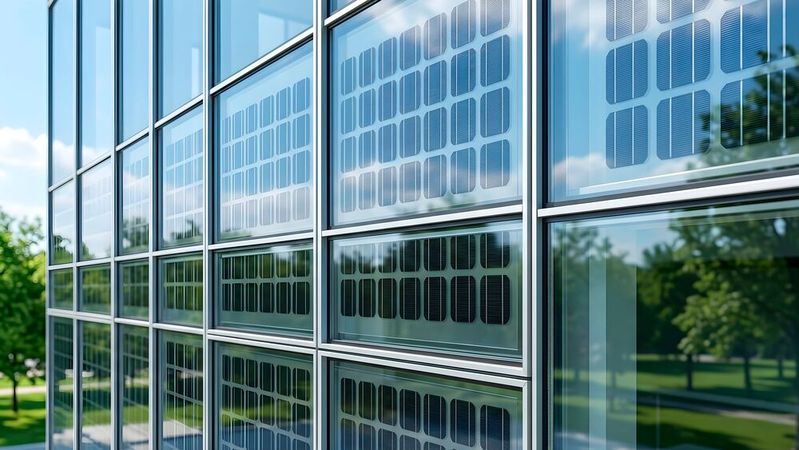 Sustainable architecture: Advanced photovoltaic solar glass(Source: ©  Jo-El - stock.adobe.com)