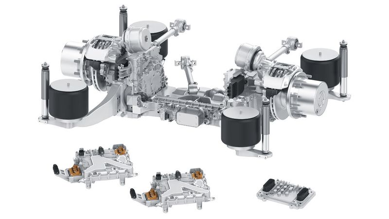 ZF Friedrichshafen hat einen Großauftrag über E-Achsen für Busse erhalten.(Bild:  ZF Group)