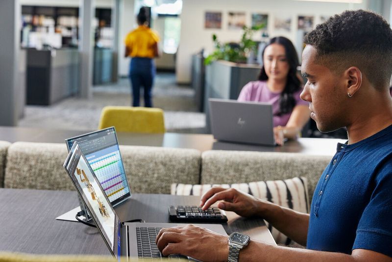 Ein Zubehör für Notebooks ohne Ziffernblock ist das programmierbare Wireless-Keypad HP 435. (Bild: HP)