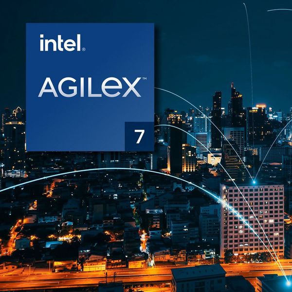 The Agilex 7 component introduced this year is, according to Intel, the first FPGA with PCIe 5.0 and CXL capabilities, as well as fixed IP to support these interfaces. (Image:Intel)