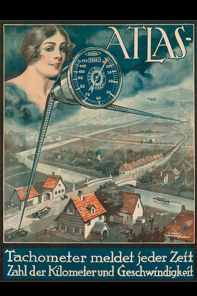 Seine ersten Produkte, etwa Tachometer, brachte Brose noch unter dem Markennamen „Atlas“ auf den Markt. (Bild: Brose)