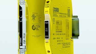 Mit den neuen Sicherheitsrelais in 6 bzw. 12 mm Baubreite können bis zu 70% Platz beim Aufbau von Sicherheitsfunktionen eingespart werden. (Bild: Phoenix Contact)