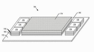 SanDisk goes beyond HBM: A U.S. patent reveals the direct connection of a processor to a NAND stack array, with HBM stacks on a shared interposer. (Image:U.S. Patent and Trademark Office / SanDisk)
