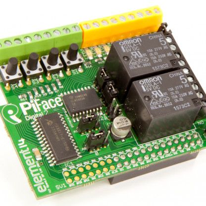 PiFace Digital 2: Verbindet den Raspberry Pi mit Schaltern, Lichtern und Motoren PiFace Digital 2: Verbindet den Raspberry Pi mit Schaltern, Lichtern und Motoren