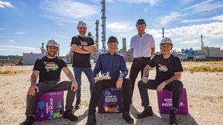 Od lewej: dyrektor zarządzający ISG Dominik Gschwendtner, kierownik ds. lokowania przedsiębiorstw Christian Eichner, dyrektor generalny Furanova dr Oliver Bolzern, dyrektor operacyjny Furanova dr Christian Keck, dyrektor zarządzający ISG dr Christoph von Reden. (Bild: Heiner Heine)