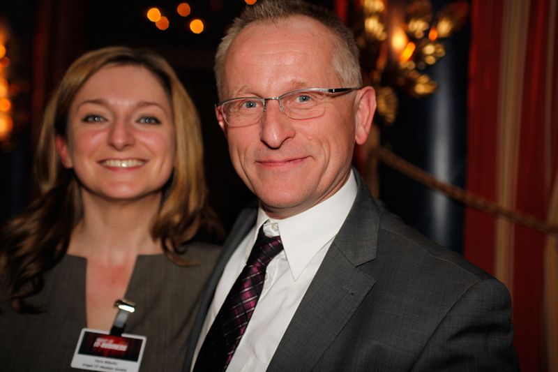 Vera Nikolic, IT-BUSINESS Akademie, und Jörg Brünig, Fujitsu Technology Solutions (Archiv: Vogel Business Media)