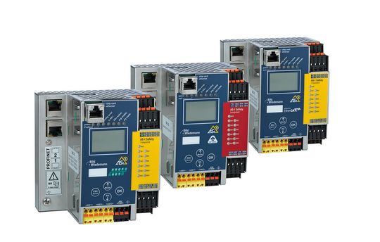 Die ersten ASi-5/ASi-3 Gateways von Bihl+Wiedemann für Profisafe über Profinet (BWU3674), CIP Safety über Ethernet/IP (BWU3857) und Safety over Ethercat, FSoE (BWU3858).(Bild:  Bihl+Wiedemann)