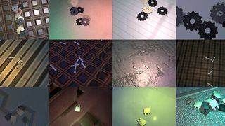 Synth-AI generiert mithilfe von 3D-CAD-Dateien innerhalb von Minuten automatisch tausende  synthetische Bilder mit zufälligen Kommentaren. (Bild: Siemens)