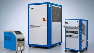 Auf dem Gemeinschaftsstand zur Fakuma in Friedrichshafen zeigt Technotrans unter anderem zukunftssichere Kühl- und Temperiersysteme, die mit dem Kältemittel Propan (R290) arbeiten. Damit kann man sich der neuen F-Gase-Verordung beruhigt stellen. (Bild: Technotrans)
