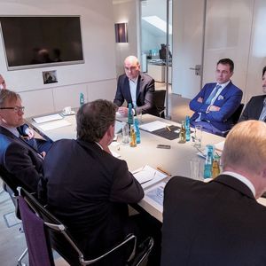 Die Diskutanten tauschten sich am Münchener Stammsitz von Berylls Strategy Advisors aus.