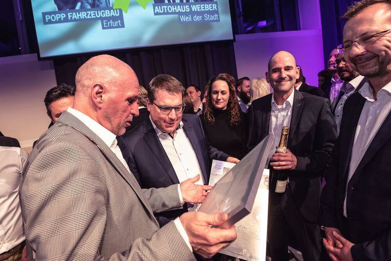 Platz drei ging an das Team vom Autohaus Weeber. (Stefan Bausewein)