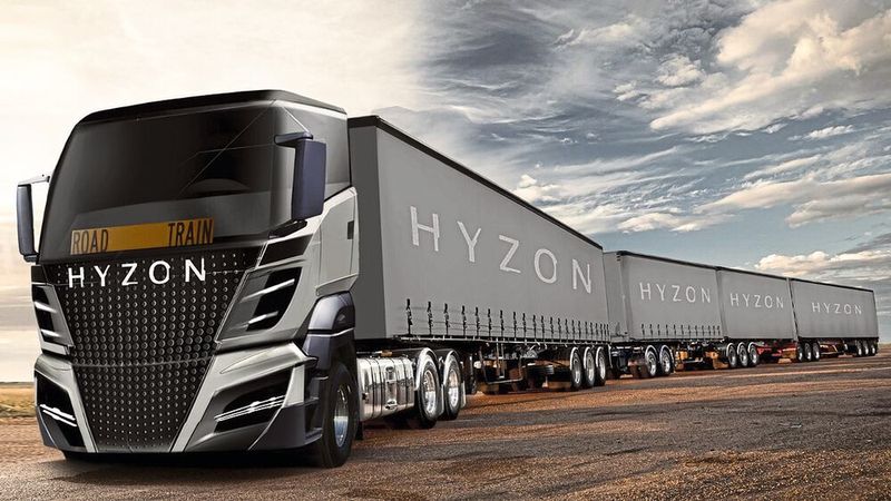 Das US-Start-up Hyzon steigt ins Geschäft mit emissionsfreien Lkw ein, auf den Markt kommen soll der Brennstoffzellentruck bereits Ende 2020. (Bild: Hyzon Motors)