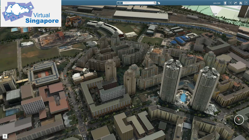 Das Projekt „Virtual Singapore“ dient zur Erstellung eines dynamischen 3D-Modells von Singapur und zur Vernetzung aller Interessengruppen in einer gesicherten und geordneten Umgebung. (Bild: National Research Foundation Singapore)