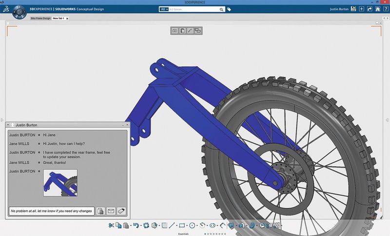 Mit den konzeptionellen Konstruktionsfunktionen von Solidworks ist das schnelle Erstellen unterschiedlicher Produktkonstruktionen möglich. (Bild: Solidworks)