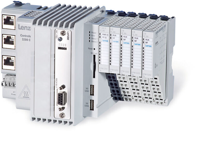 Controller 3200 C steuert moderne Antriebslösung. (Lenze)