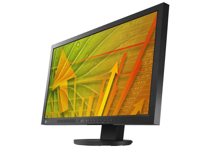 Die Funktionen Ecoview-Sense und Auto-Ecoview steuern beim EV2303W von Eizo die Helligkeit, Ecoview-Index informiert in diesem Zusammenhang über den Energieverbrauch. (Archiv: Vogel Business Media)