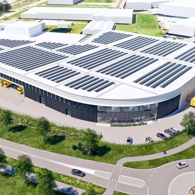 DHL Supply Chain will das Batterie-Logistikzentrum in Holtum Anfang 2027 in Betrieb nehmen. (Bild: DHL)