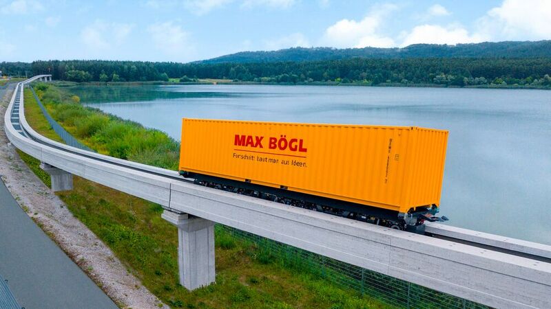 Die Magnetschwebebahn soll den Gütertransport umweltfreundlicher machen.