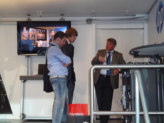 Showroom im HP-Truck (Archiv: Vogel Business Media)