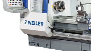 Die zyklengesteuerte Präzisions-Drehmaschine E50 HD von Weiler kommt im Werkzeugbau, der Einzelteil- und Kleinserienfertigung zum Einsatz. (Weiler Werkzeugmaschinen)