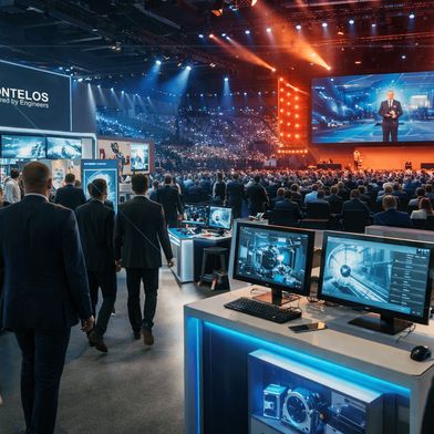 Contelos startet ins Konferenz- und Messejahr 2026 mit Digitalbau und eigener C³-CAD-Konferenz in Frankfurt. (Bild: Contelos, KI-generiert )