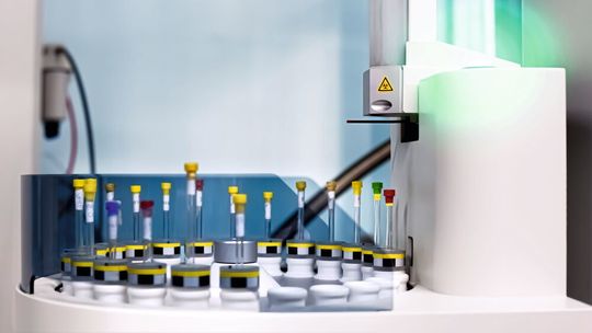 Per NMR testen Forscher Serum-Proben auf entzündliche Erkrankungen (Symbolbild). Per NMR testen Forscher Serum-Proben auf entzündliche Erkrankungen (Symbolbild).