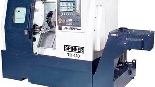 Über einen Schwingdurchmesser von 400 bis 800 mm verfügen die Drehmaschinen der TC-Performance-Line-Baureihe von Spinner. Bild: Spinner (Archiv: Vogel Business Media)
