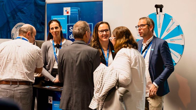 Die „echte“ Automechanika ist 2026 wieder dran – in diesem Jahr präsentierte sich das Team der weltgrößten Messe für den automobilen Ersatzmarkt eine Nummer kleiner auf der Fachtagung in Würzburg. (Bild: Stefan Bausewein)