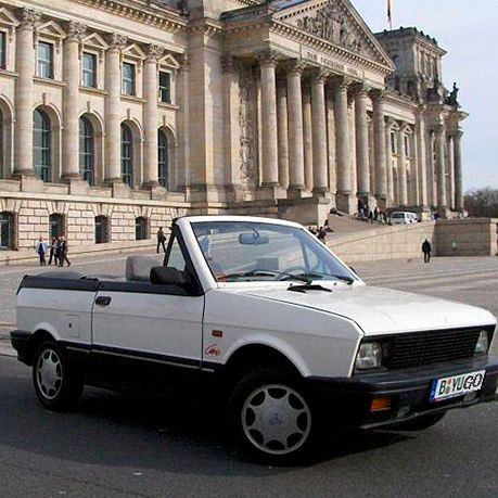Ein Exot, allerdings wohl mit beschränkter Fan-Gemeinde: Das Yugo Cabrio kam 1989 erstmals in Deutschland auf den Markt. (Bild:  YugoCabrio.JPG /Made in Yugoslavia / CC BY 3.0)