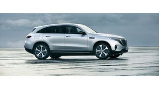 Daimlers erstes Elektroauto: Der Mercedes-Benz EQC soll ab Mitte 2019 verfügbar sein. (Daimler)