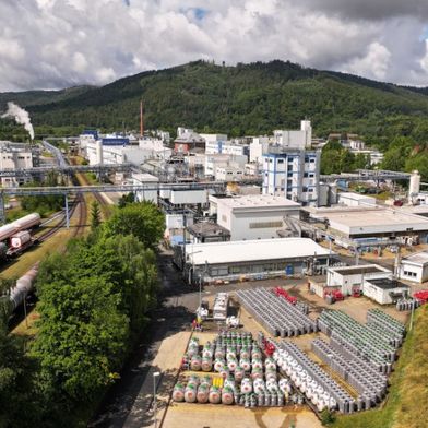 Die Produktionsstätte von Albemarle in Langelsheim. (Bild: Albemarle Coporation)