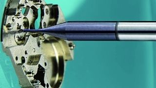 Fräsen von Uhrengehäusen: Auf der EMO stellt Fette Mikro-Tools aus Vollhartmetall mit gerader und mit Kugelstirn ab 0,2 mm Durchmesser vor.  Bild: Fette (Archiv: Vogel Business Media)