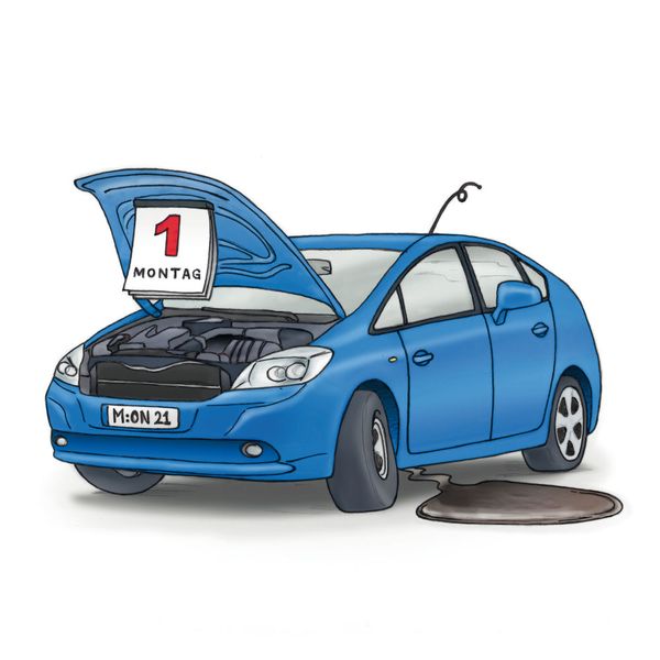 „Montagsauto“: Das Gebot, am siebten Tage zu ruhen, wurde bereits im Mittelalter kaum befolgt. Stattdessen gingen nicht wenige Handwerker am Wochenende auf den Tanzboden oder es wurde durchgezecht. Der folgende blaue Montag galt als Brauchtum, bis im Zuge der Industrialisierung neue Fabriken die bisherigen Manufakturen ablösten. Nicht selten erfolgte der Arbeitsantritt am Montag dann noch auf schwankenden Beinen, die Menge mangelhafter Ware soll am Anfang der Woche so hoch gewesen sein, dass sich der Begriff des Montagsprodukts wie von allein ergab. Selbst namhafte Fahrzeughersteller waren über Jahre hinweg von diesem Montagsphänomen nicht ausgenommen. Mit dem Einzug einer weitgehenden Automatisierung in der Fahrzeugproduktion und dank der Tarifverträge zur Humanisierung der Arbeitsbedingungen sank die Fehlerquote aber deutlich. (Bild: ACE/Bartmus)