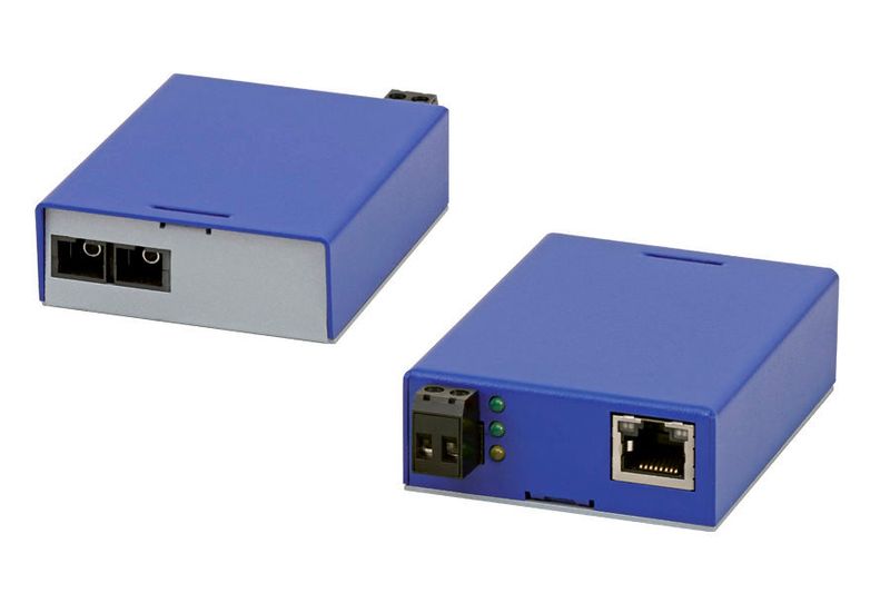 eks Engel hat für die SPS IPC Drives 2017 die Ethernet-Medienkonverter e-light 1000XS-G und e-light 1000XS-GP im 