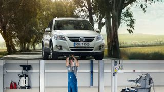 Unterwegs reparieren? Tolle Idee – besser ist es, schon ohne Mängel loszufahren. (Foto: Volkswagen)
