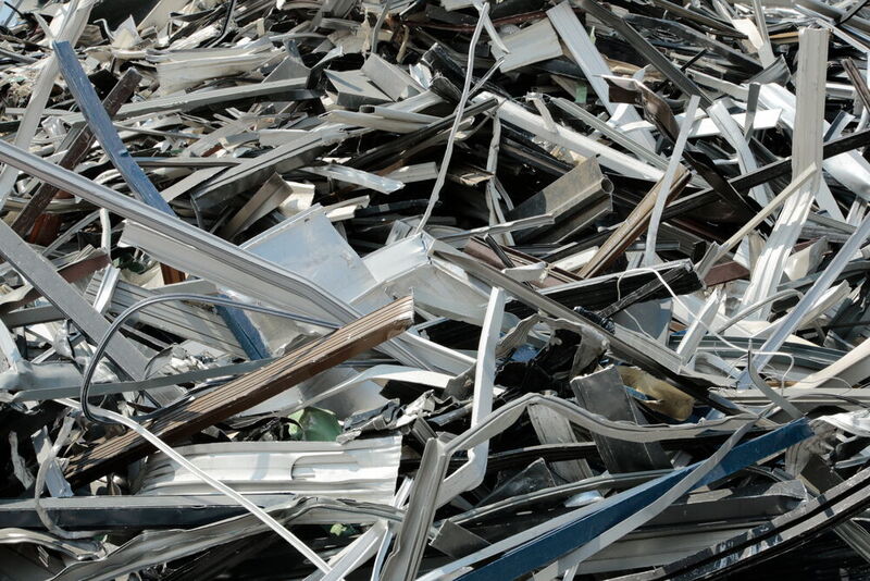 Aluminum scrap from profiles. (Raffmetal S.p.A.)