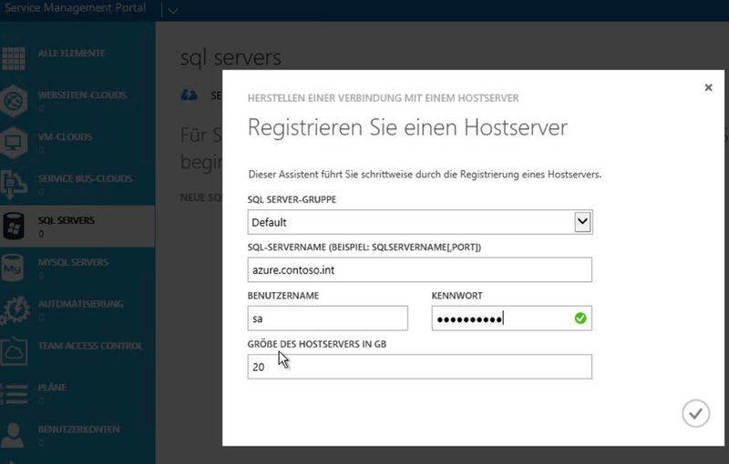 Nach der erfolgreichen Anbindung des Servers integriert das Azure Pack den registrierten Host in die Umgebung. (Bild: Joos)