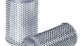 Das Bild zeigt Rückstromverteiler aus Stahl mit perforierten Auslaufbereichen. (Walter Stauffenberg)