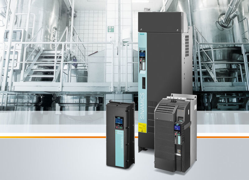 Siemens erweitert mit den neuen Leistungsteilen PM240P-2 und PM330 des Sinamics G120P das Portfolio für Einbau- und Schrankgeräte in den Spannungsebenen 400 und 690 Volt. (Siemens)