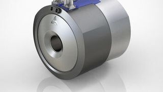 Dem Galaxie-Hochleistungsgetriebe, Gewinner des diesjährigen HERMES Awards, liegt eine neu entwickelte Kinematik zugrunde. Der Getriebeaufbau mit Hohlwelle kommt erstmals ohne Zahnrad aus.  (Wittenstein)