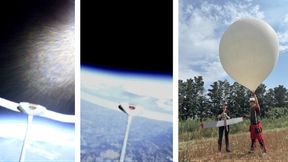 Photographs of the drone’s launch and flight at an altitude of more than 24 km (approx. 14.9 miles). (Source: SPARTAN SPACE)