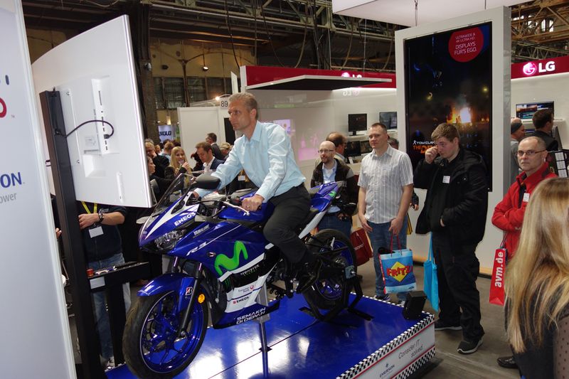 Bei Cisco konnte man sein Talent im Kamikaze testen. (Bild: IT-BUSINESS)