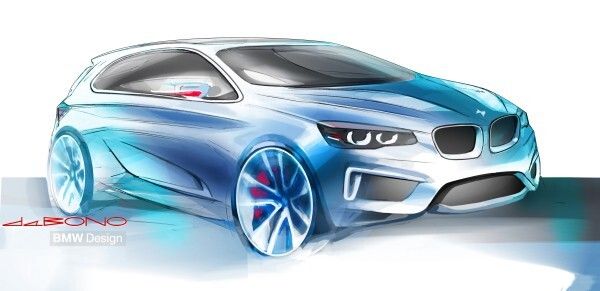 Der BMW Concept Active Tourer: ein Plug-In-Hybrid mit 140 kW Systemleistung (Bild: BMW)