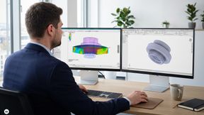 Mithilfe der FEM-Simulation lassen sich kritische Einflussgrößen früh erkennen, Entwicklungsrichtungen absichern und notwendige Iterationen reduzieren. (Bild: Arnold Umformtechnik)