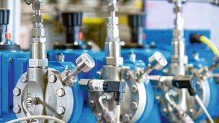 Die Ecosmart LCC3 auf dem Teststand (Lewa)