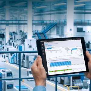 Production data at a glance: the Datanavigate App provides real-time insight into machine performance, energy efficiency and plant availability directly in a web browser.(Source:  Mitsubishi Electric)