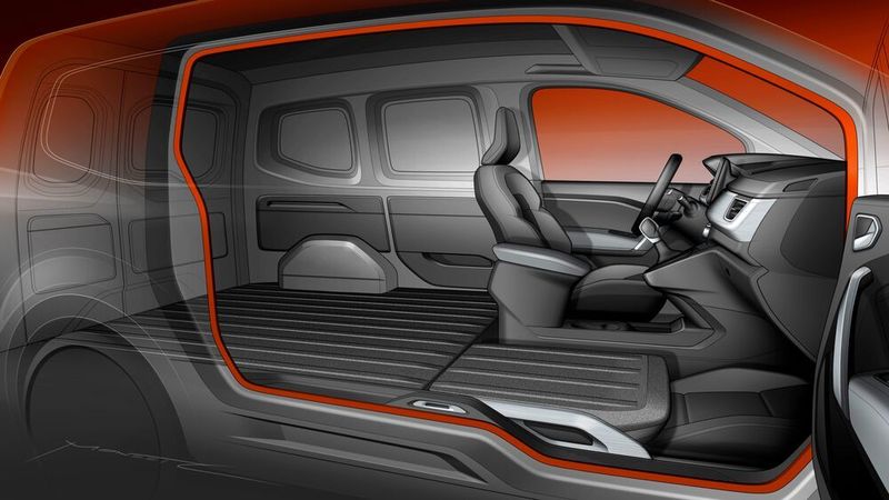 Um das Beladen zu erleichtern, haben die Renault-Konstrukteure die seitliche Ladeöffnung doppelt so breit wie beim Vorgängermodell gestaltet. (Renault)