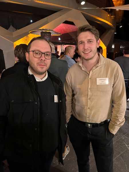 (l.) Martin Orr (Trison) und Lukas Krause (Insight) sind gespannt, ob sie heute einen Award gewinnen. (Bild: Vogel IT-Medien )