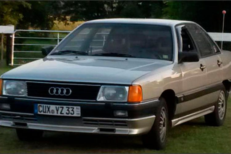 Und noch ein Audi 100 war im Rennen um den Startplatz: Dieser hier stammt von Frans Kuylaars. (Foto: privat)